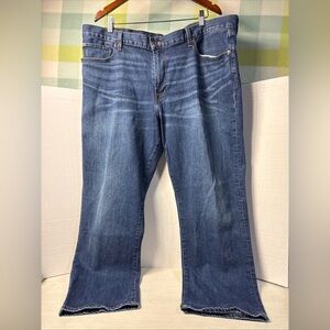 Lucky Brand 181 Relaxed Straight 42 x 30 Men's Blue Denim Jeans - Dark Wash